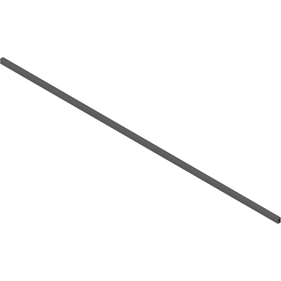 фото legrabox поперечный релинг, до шк=1200 мм, длина=1080 мм, под раскрой, серый орион