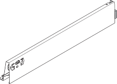 tandembox antaro,m+1 рел.,b,400мм,белый шелк