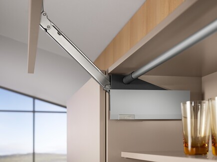 фото aventos hl top4 (480-580мм, 2,5-14,00кг) (l25, l39) заглушки светло-серого цвета