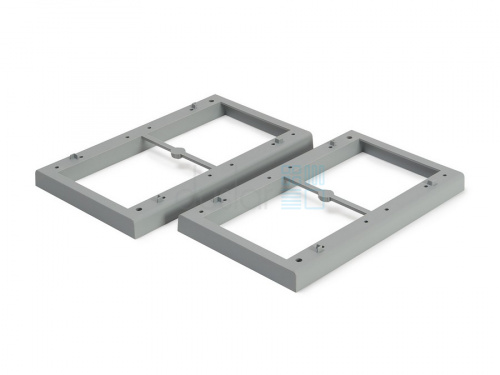 проставки для установки пантографа servetto в корпус с распашными фасадами, цвет - серый