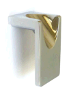 gu34-g0008 gamet. ручка-кнопка, матовый хром