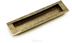 15.4081.48 metakor ручка врезная  gliss с основанием, темная бронза, 160мм