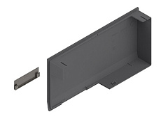 aventos hk top tip-on, км 420-1610. цвет заглушек - темно-серый