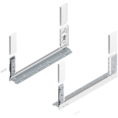 фото legrabox free царга c, 650 мм, белый шелк, l+r+ заглушки+boxcover, инструкция