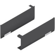hf/hs/hl top заглушка основная, тёмно-серая + малая симметр. нерж., l+r