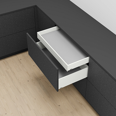 фото legrabox pure m,стандарт.внутр.,400 мм,белый шелк