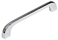uu05-g0004/128 gamet. ручка organic, хром, 128 мм