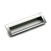 ua 08-0128-aocoo-g0008 gamet. ручка, алюминий/мат хром, 128мм