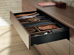 legrabox pure m,стандартный,550 мм,черный матовый
