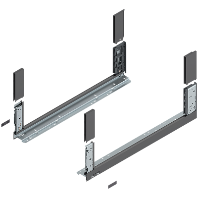 фото legrabox free царга c, 650 мм, орион серый, l+r+ заглушки+boxcover, инструкция