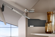 подъемный механизм  aventos hf top 06-2 (f28, f39) заглушки тёмно-серого цвета