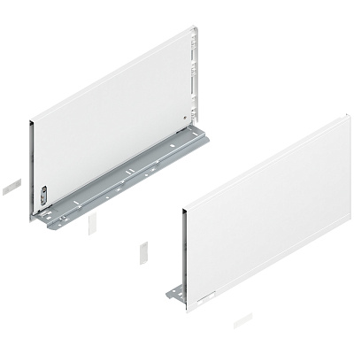 фото legrabox царга f, 450 мм, белый шелк, l+r+ заглушки, инструкция