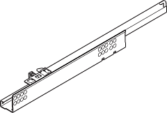 направляющие tandem ,485мм,30кг,част.выдв.,со встроенным фиксатором,с blumotion, r