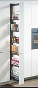 kesseböhmer диспенса 90°, 150 мм чв комплект, h1200 - 1600 мм, 4 полки, арена стиль, цвет антрацит (2611609846)
