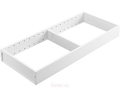 ambia-line. рамки, номинальная длина 450 мм, ширина 200 мм, сталь, белый шелк