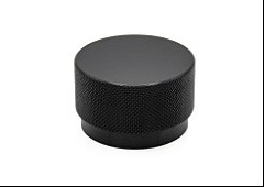 0486050l30 viefe. ручка кнопка graf big, черный, d50 мм