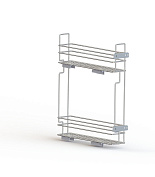 бутылочница 150 мм левая с направляющими blum + tip-on