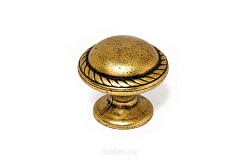 gg36-g0005 gamet. ручка-кнопка, патинированная бронза, d 25 мм