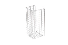 корзина сотовая для ванной комнаты 240х420х230, хром (код 609)