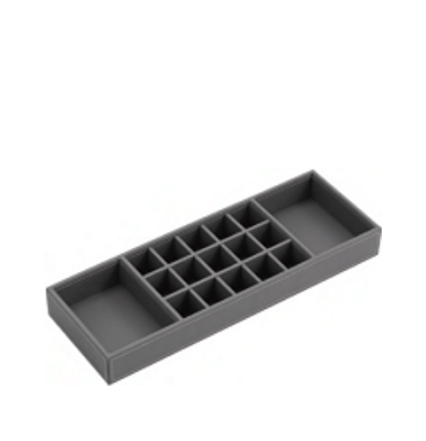 вставка в ящик pure-pro lq l=450 с ячейками (b) 150х425х50 (0022754)