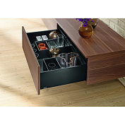 legrabox pure c,высокий,450 мм,черный матовый