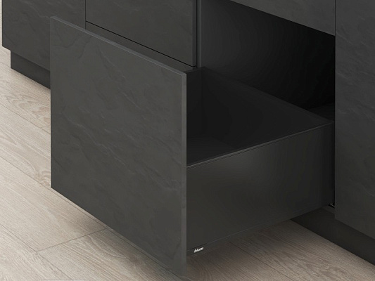 фото legrabox pure f,высокий,500 мм,черный матовый