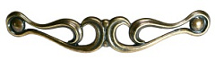 ur32-g0035/128 gamet. ручка onda, античная бронза, 128 мм