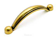 ручка-скоба wmn228.096.00a8 золотистая бронза,  96мм, giusti 