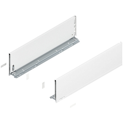 фото legrabox царга c, 600 мм, белый шелк, l+r + заглушки, инструкция