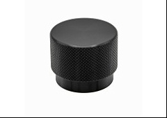 0486038l30 viefe. ручка кнопка graf big, черный, d38 мм