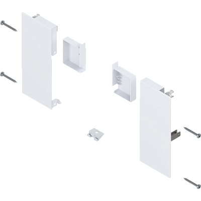 фото крепление передней панели merivobox, k, белый шелк,l+r