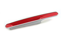 uu07-0096-g0004-p51 gamet. ручка cameleon (с  углублением), красный/хром, 96 мм