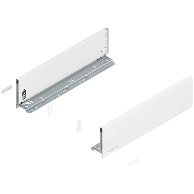 фото legrabox царга k, 400 мм, белый шелк, l+r+ заглушки, инструкция