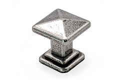 19.4100.58 metakor. ручка-кнопка tower square, глянцевое олово, 35х35