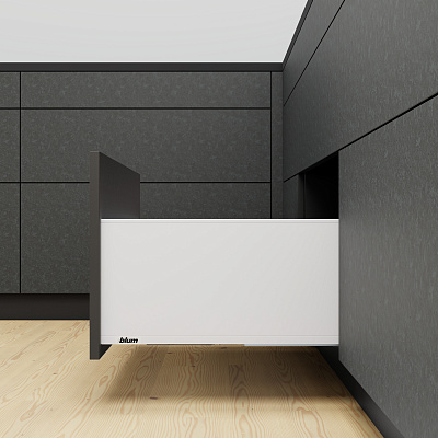 фото legrabox pure f,высокий,270 мм,белый шелк