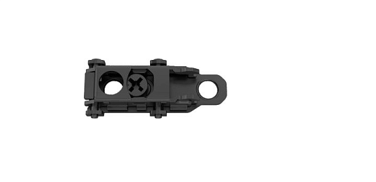 фото монтажная планка h=0 dtc stylish anyway snap-on линейная 3d (82h00yq) черная (a08) (0024042)