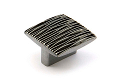 19.3675.58 metakor. ручка-кнопка vintage wave, черная сталь, 32, 50х50 мм 