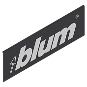 legrabox заглушка внешняя с лого blum симметричная, терра-черный