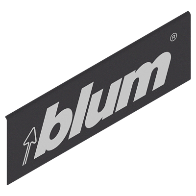 фото legrabox заглушка внешняя с лого blum симметричная, терра-черный