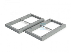 проставки для установки пантографа servetto в корпус с распашными фасадами, цвет - серый