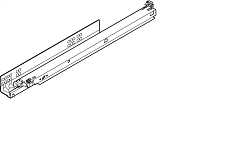 бутылочница 150 мм левая с направляющими blum (134)
