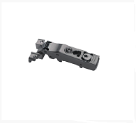 петля для узкой al-рамки  110° dtc pivot pro click-on накл. с доводчиком,черная (0020421) выводится!