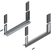 legrabox free царга c, 500 мм, орион серый, l+r+ заглушки+boxcover, инструкция