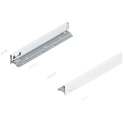 фото legrabox царга n, 450 мм, белый шелк, l+r + заглушки, инструкция