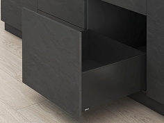legrabox pure f,высокий,450 мм,черный матовый