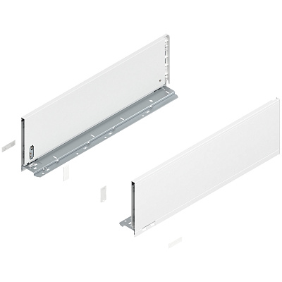 фото legrabox царга c, 550 мм, белый шелк, l+r+ заглушки, инструкция