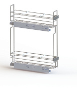 бутылочница 150 мм левая с направляющими blum + tip-on