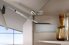 подъемный механизм  aventos hf top 02-2 (f28, f32) заглушки светло-серого цвета