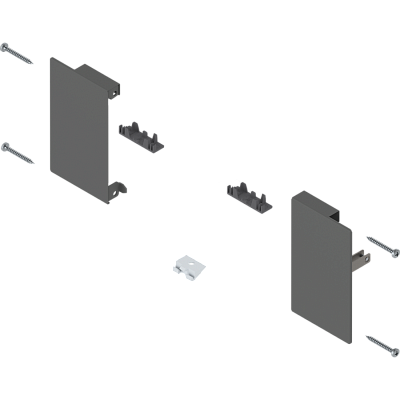 фото крепление передней панели merivobox, m, индиум серый,l+r