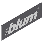 legrabox заглушка внешняя с лого blum симметричная, орион серый